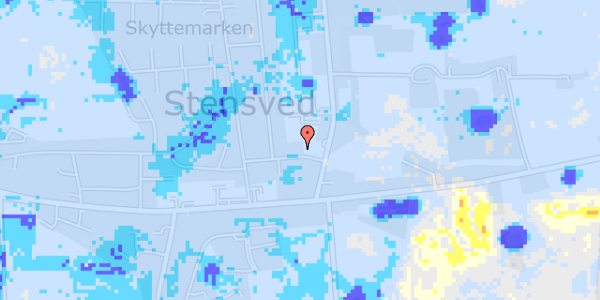 Ekstrem regn på Irisvej 5