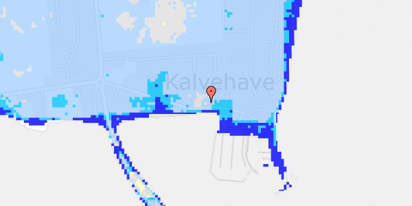 Ekstrem regn på Kalvehave Havnevej 37