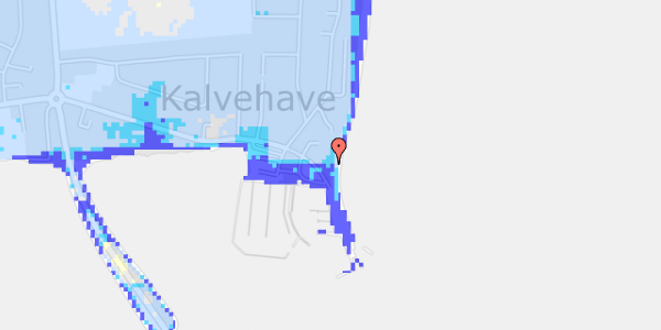 Ekstrem regn på Kalvehave Havnevej 47B