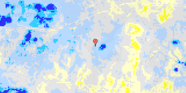 Ekstrem regn på Langebæk Gade 20