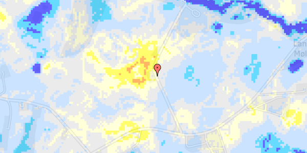 Ekstrem regn på Langebækgårdvej 6