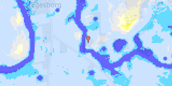 Ekstrem regn på Mølletoften 1