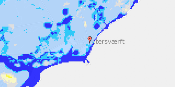 Ekstrem regn på Petersværft 5B