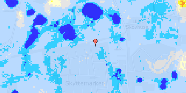 Ekstrem regn på Skyttemarksvej 48