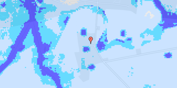 Ekstrem regn på Knuthenlundvej 7A