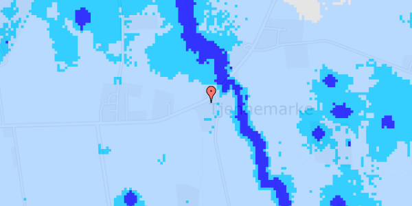 Ekstrem regn på Tjennemarkevej 35