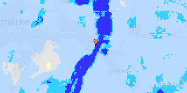 Ekstrem regn på Vestre Landevej 228