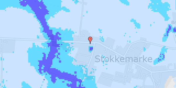 Ekstrem regn på Vestre Landevej 271