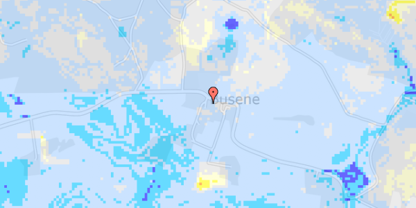 Ekstrem regn på Busenevej 54