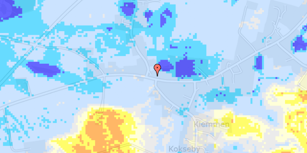 Ekstrem regn på Dammegade 4