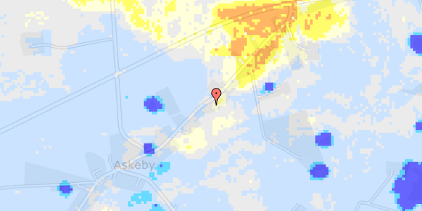 Ekstrem regn på Fanefjordgade 37