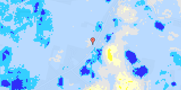 Ekstrem regn på Fanefjordgade 78