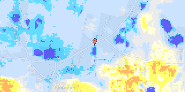 Ekstrem regn på Fanefjordgade 131