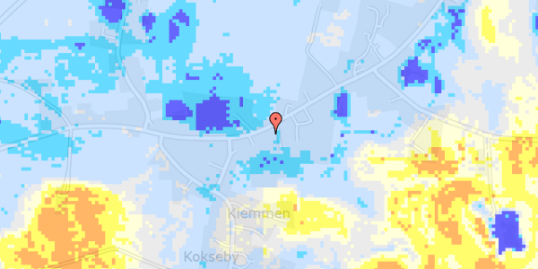 Ekstrem regn på Fanefjordgade 151