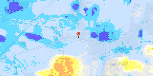 Ekstrem regn på Fanefjordgade 164