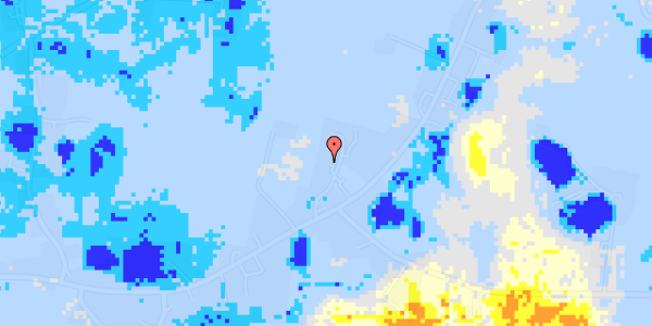 Ekstrem regn på Fanefjord Haven 1, st. 14