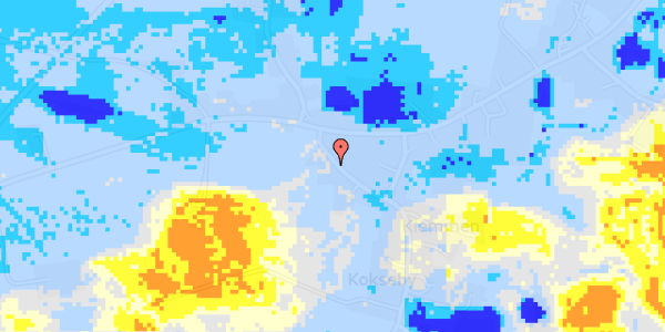 Ekstrem regn på Fanefjord Kirkevej 10