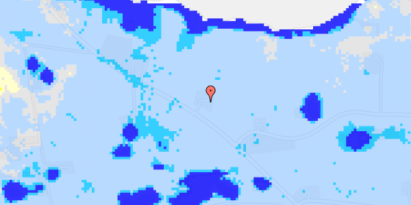 Ekstrem regn på Grønsundvej 610