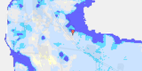 Ekstrem regn på Grønsundvej 616