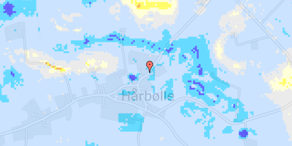 Ekstrem regn på Hårbøllevej 28