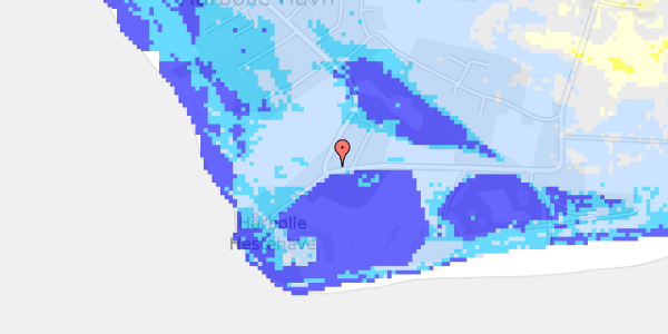 Ekstrem regn på Hårbøllevej 102