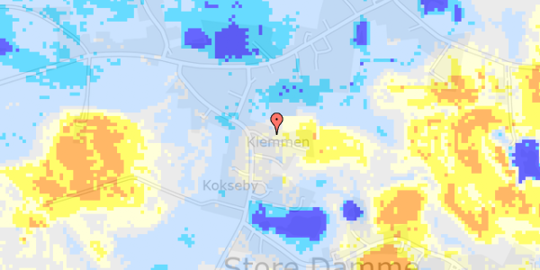 Ekstrem regn på Klemmen 7