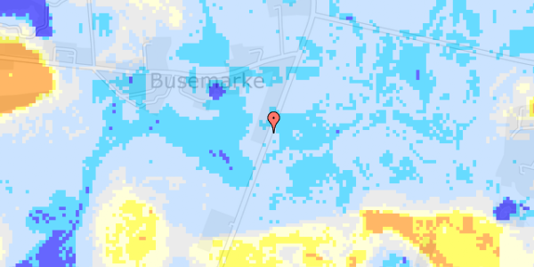 Ekstrem regn på Klintholm Havnevej 90