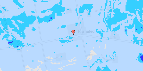 Ekstrem regn på Kraneledvej 15, st. th