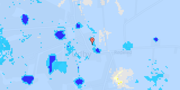 Ekstrem regn på Udbygade 14