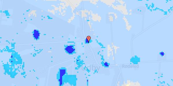 Ekstrem regn på Udbygade 51