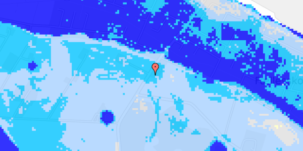 Ekstrem regn på Ulvshalevej 90