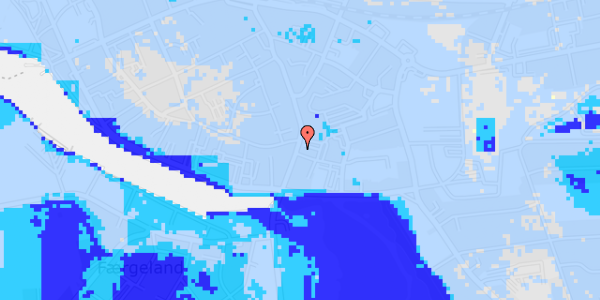 Ekstrem regn på Nybrogade 3, 2. th