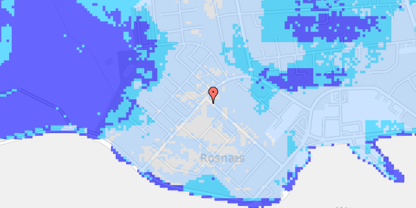 Ekstrem regn på Riddersborgvej 27, st. tv