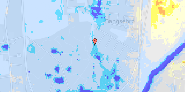 Ekstrem regn på Bangsebro Alle 46