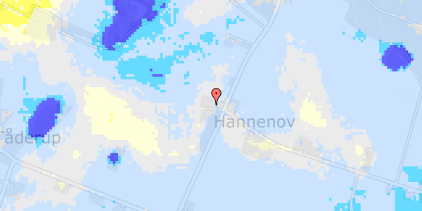 Ekstrem regn på Hannenovvej 19