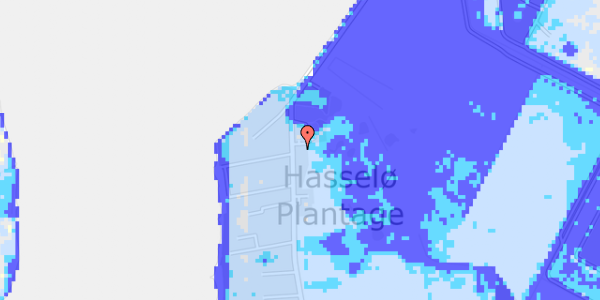 Ekstrem regn på Hasseløvej 98