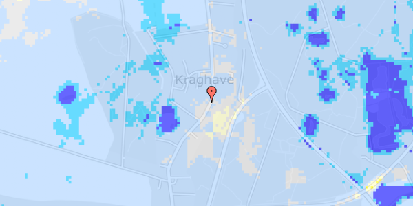 Ekstrem regn på Kraghave Gaabensevej 51