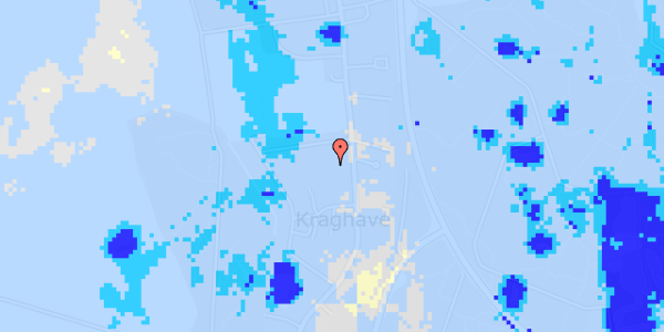 Ekstrem regn på Kraghave Gaabensevej 79A