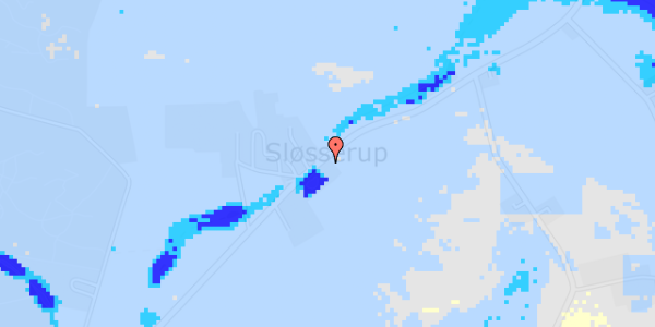 Ekstrem regn på Sløsserupvej 5