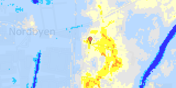 Ekstrem regn på Smalbyvej 1