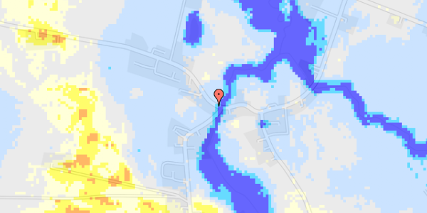 Ekstrem regn på Stationsvej 1