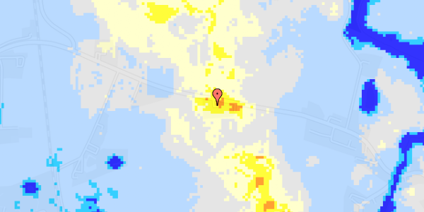 Ekstrem regn på Stationsvej 49