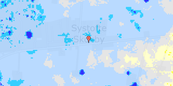 Ekstrem regn på Stubbekøbingvej 215