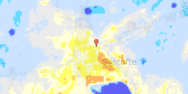 Ekstrem regn på Stubbekøbingvej 259