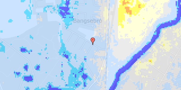 Ekstrem regn på Vandværksvej 41