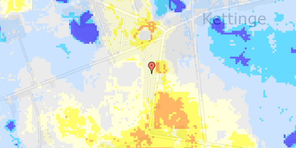 Ekstrem regn på Falkevej 1