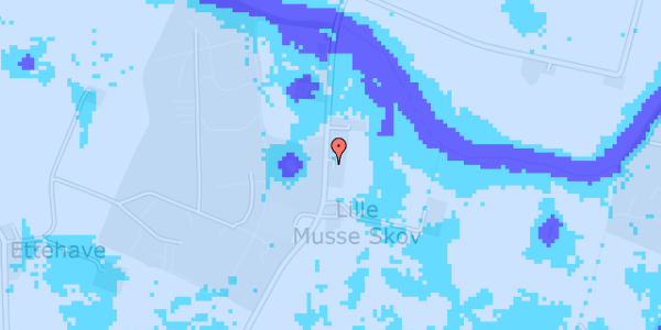 Ekstrem regn på Lille Mussevej 26A