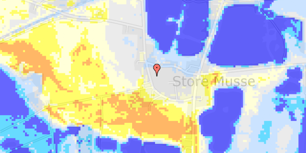 Ekstrem regn på Musse Gade 18