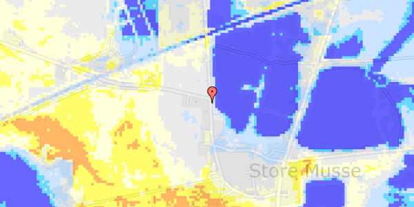 Ekstrem regn på Musse Gade 23