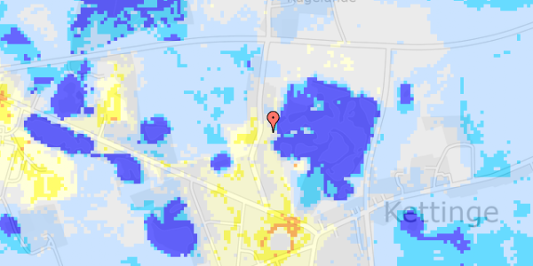 Ekstrem regn på Rågelundevej 12A